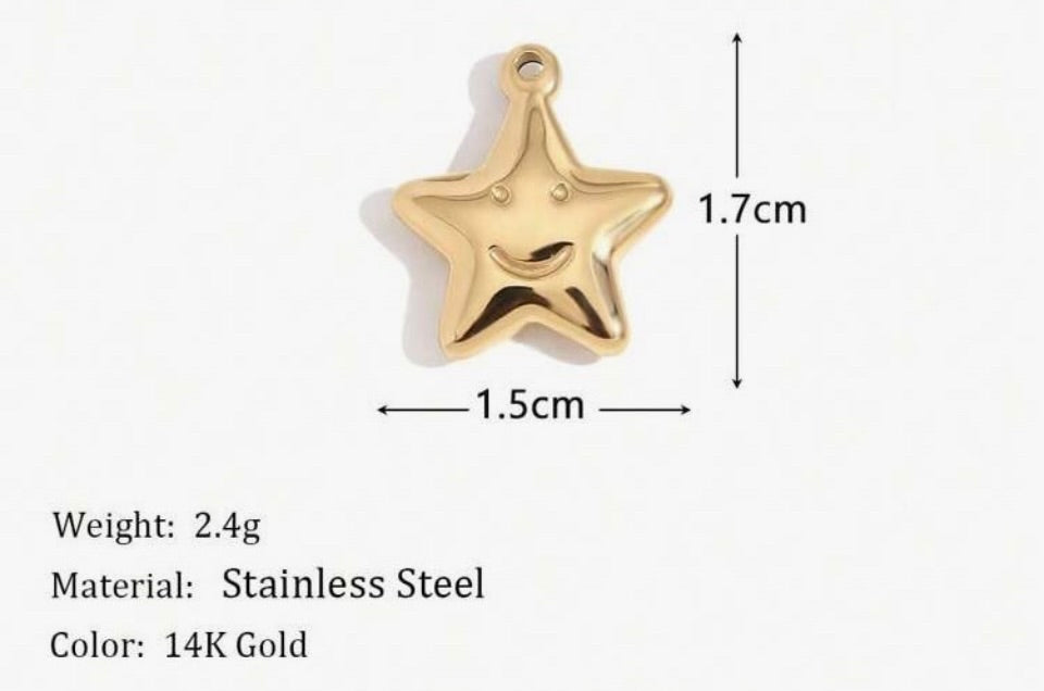 Charm Stella Sorridente