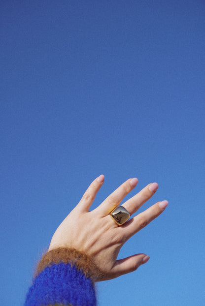Anello Quadratone