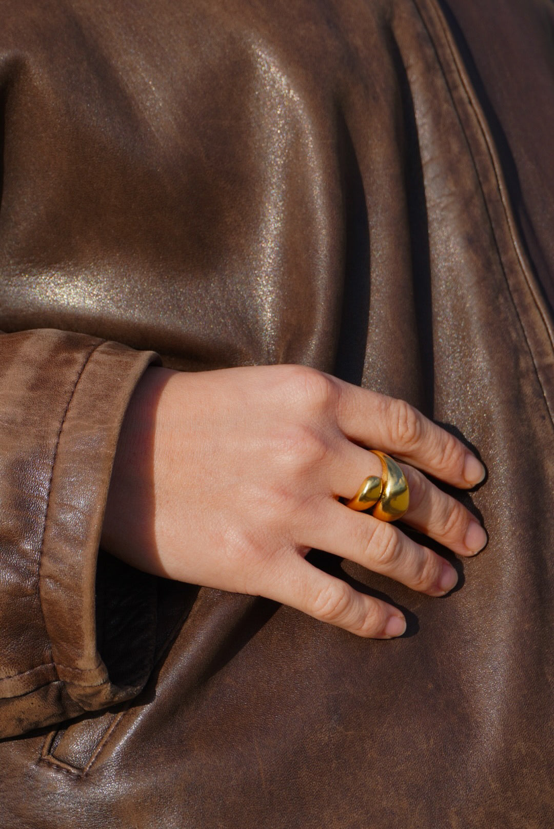 Anello Doppio Bold