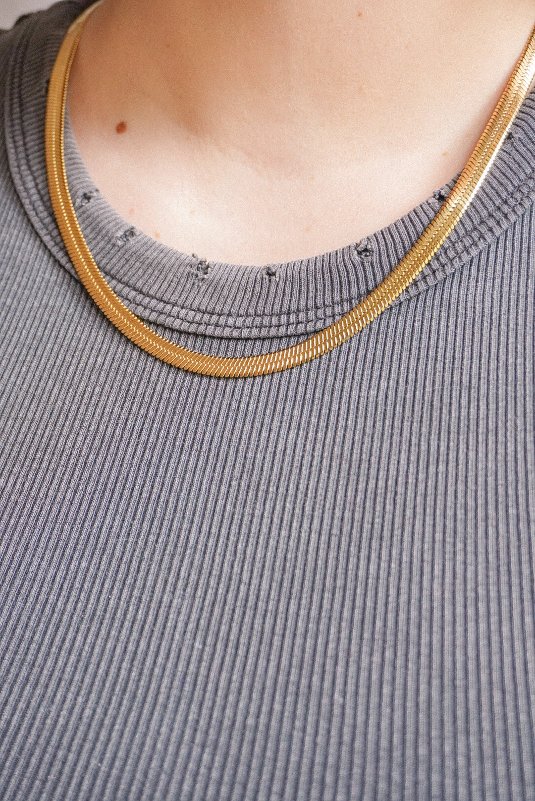 Collana Snake Piatto