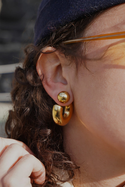 Orecchini Cerchio e Palla