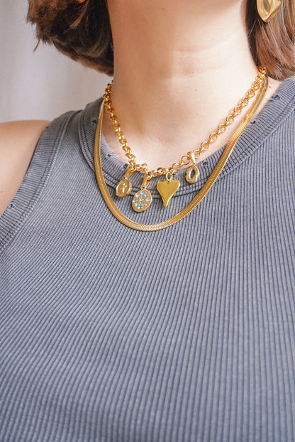 Collana Snake Piatto