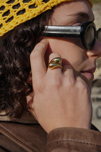 Anello Doppia Goccia