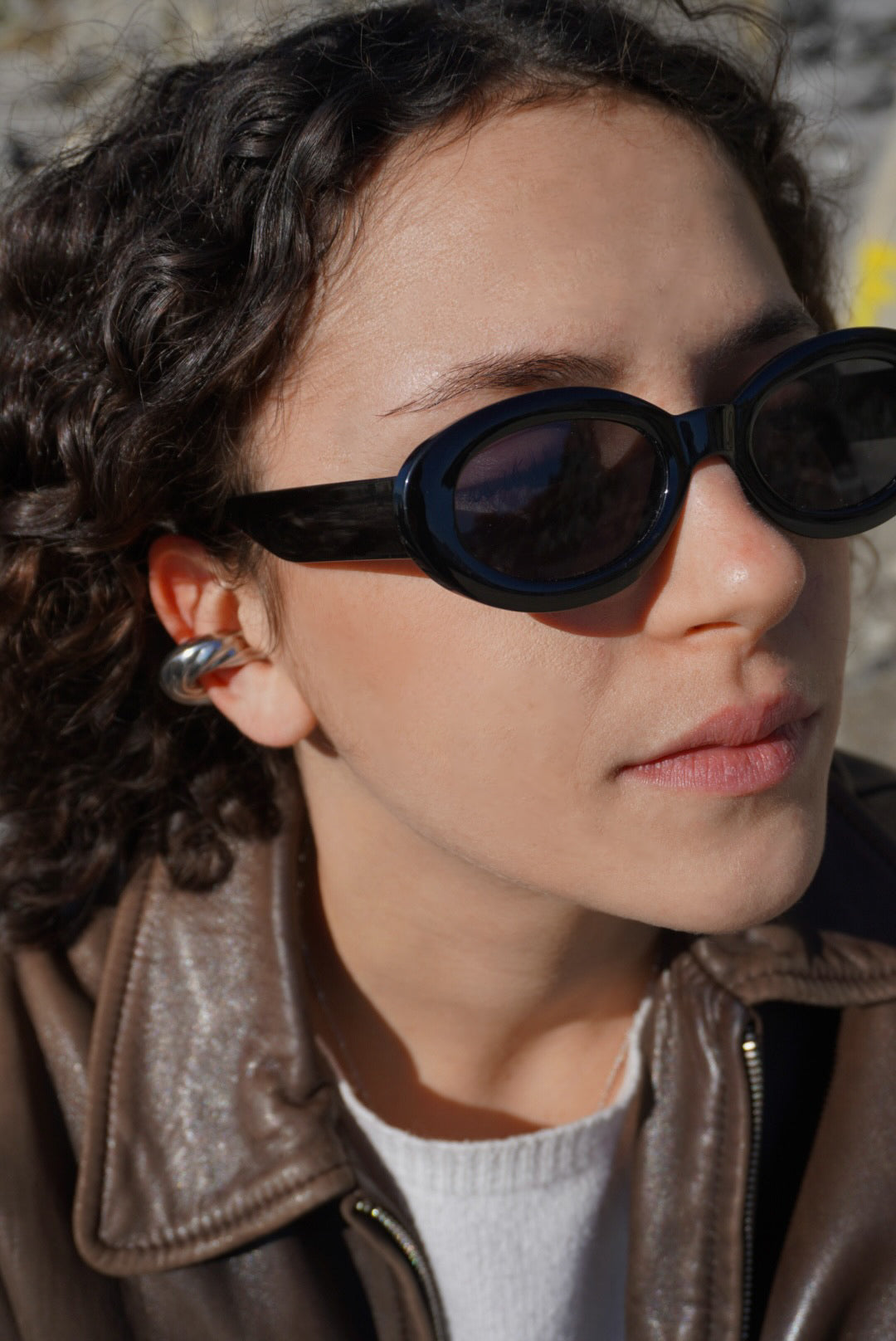 Ear Cuff Bombato Zigrinato